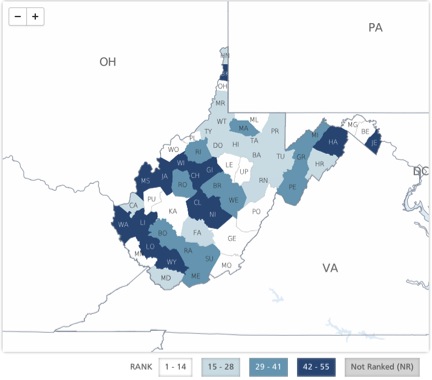 Obesity Rate by County